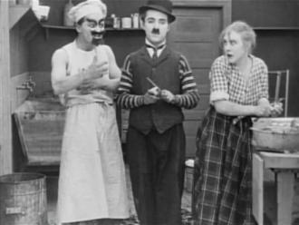 Chaplinovy trampoty (1918) | Edna Purviance , Billy Armstrong
